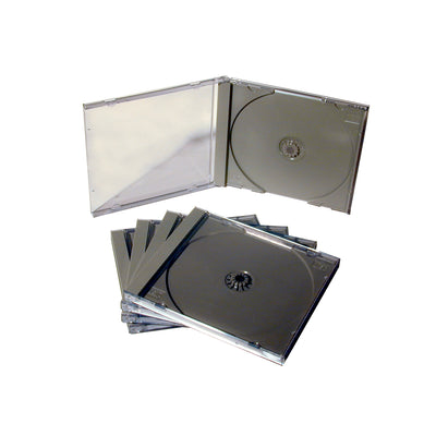 Studio image 23620 strong box cd case shown in stack with one open