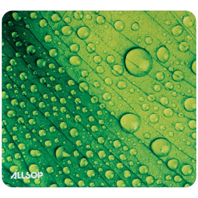 31624 Leaf Raindrops mousepad