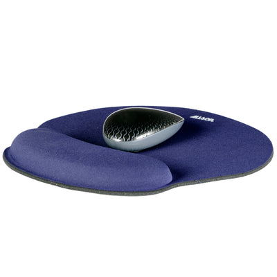 Studio image ComfortFoam Mousepad Blue 30206 shown with mouse